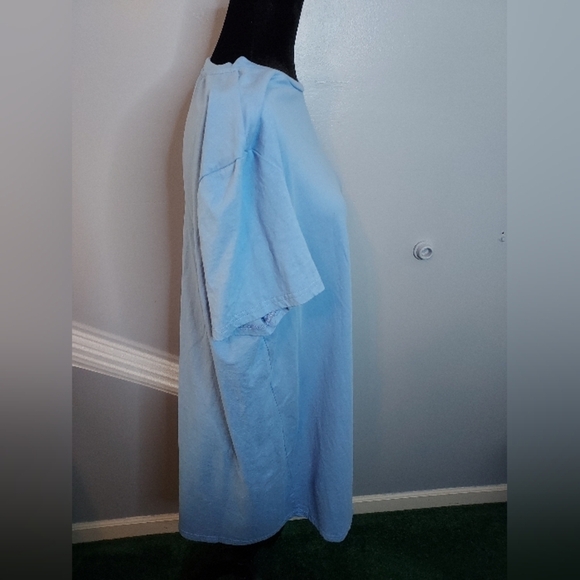 Shein Curve Size 2XL Light Blue T-Shirt Dress - Picture 3 of 6